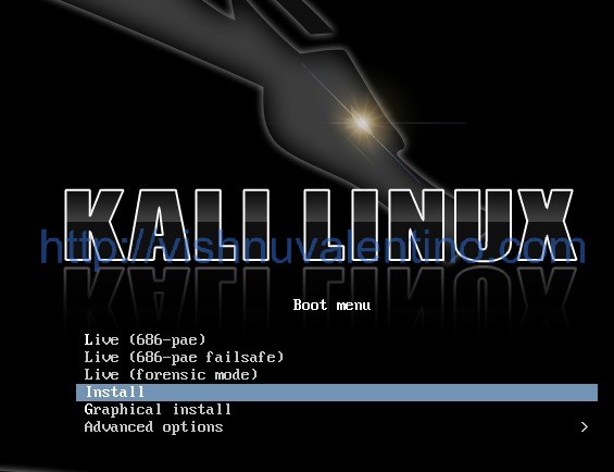 kali linux on virtualbox